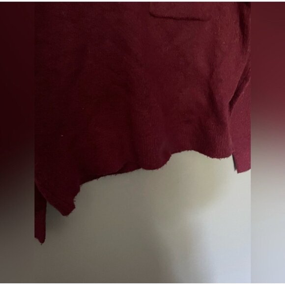 Vero Plum Petite Sweater Medium Ribbed Fit Knit Cozy Fall Purple Soft - Picture 4 of 5